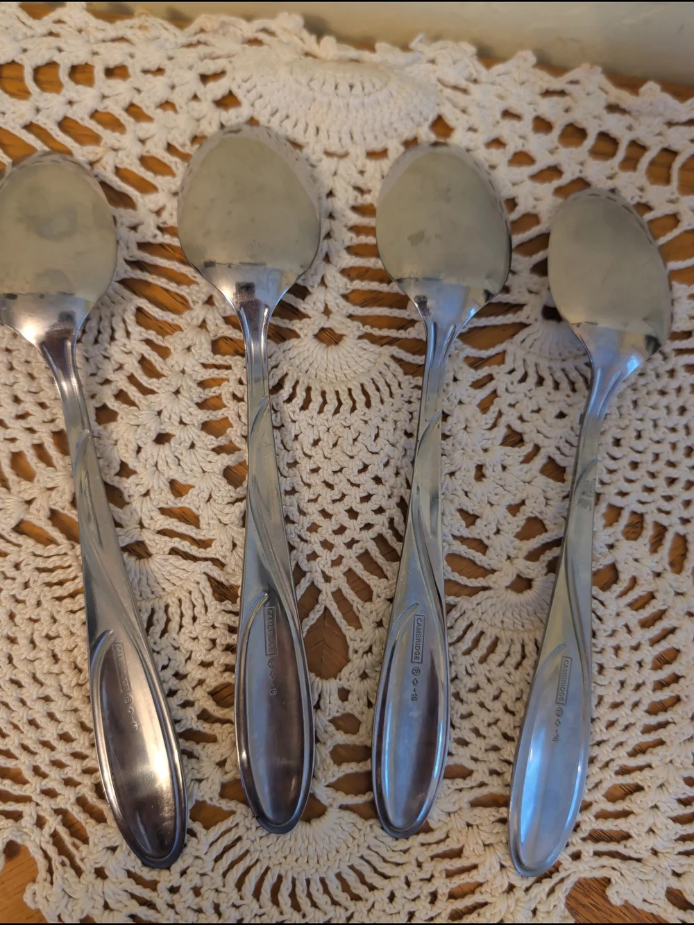 Cambridge Gabriel Stainless Steel Soup Spoons - Silver (Set of 4)